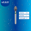 Mr. Bur 137S Occlusal Surface Reduction Double Cone Coarse Diamond Bur 811 FGs are tools used in various dental procedures. ISO 806 313 038 534 031, Their mini double cone design is ideal for crown preparation, occlusal surface work, lingual reduction, model fabrication, prosthodontic applications, and restorative treatments with limited mouth opening