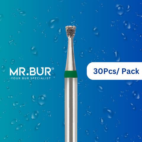 Mr. Bur 30pcs Mini Inverted Cone Coarse Diamond Bur FG ensures precise cutting, efficient cavity preparation, and optimal material removal for detailed dental restorations.