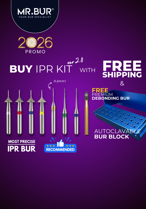 Best IPR Kit with free autoclavable bur block and free shipping.