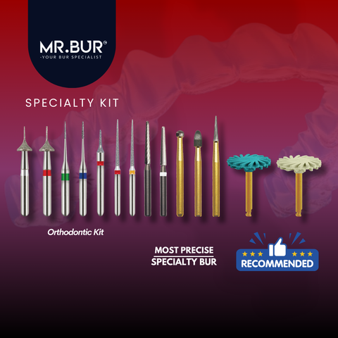 Mr. Bur orthodontic kit is one of the best choices in the market for orthodontic procedure including interproximal reduction, invisalign and debonding
