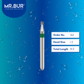 Mr. Bur 809R pear diamond bur 14A are tools used in many dental procedures. ISO 806 314 237 534 012 FG, Their pear heads are ideal for for different purposes, including removing decayed material, shaping and refining dental restorations, polishing and smoothing dental surfaces.