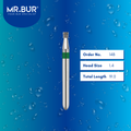 Mr. Bur 809 pear diamond bur 14B are tools used in many dental procedures. ISO 806 314 237 534 014 FG, Their pear heads are ideal for for different purposes, including removing decayed material, shaping and refining dental restorations, polishing and smoothing dental surfaces.