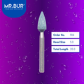 Mr. Bur FR4 Green Stone Polisher FG is ideal for amalgam material polishing, finishing bur, and metal material polishing.