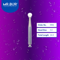 Mr. Bur WW6 White Stone RA is ideal for composite polishing, compoShape bur, debonding, enamel finishing, finishing bur, and PFM finishing.