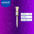 Mr. Bur R5G Soft Goat Hair Polishing Brush HP is ideal for orthodontic, periodontal, prosthodontic procedures, use on fillings, veneer preparation, composite polishing, and use after scaling.