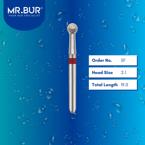 Dental Diamond Burs, Fine Grit Multi-Use, 5 Pcs/Pk [171CD-59F Dental Diamond Burs, Fine Grit Multi-Use, 5 Pcs/Pk [171CD-59F