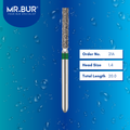 Mr. Bur 842 round edge cylinder diamond bur 21A are tools used in many dental procedures. ISO 806 314 158 534 014 FG, Their round edge cylinder heads are ideal for for different purposes, including removal of amalgam restorations, creating space and contours for crown placement and cavity preparations. 