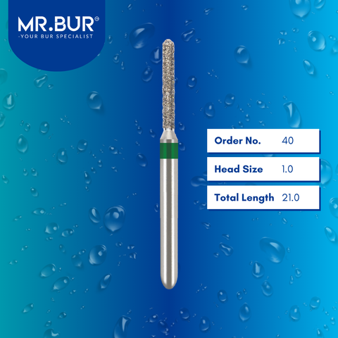 Mr. Bur 881 straight torpedo diamond bur 40 are tools used in multiple dental procedures. ISO 806 314 141 534 011 FG, Their straight torpedo heads are ideal for cavity preparation, trimming and lingual buccal reduction