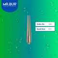 Mr. Bur Abrasive Sandpaper and Mandrel Dental Laboratory Bur 54H, 15.0mm, ensures precise polishing, smoothing, and finishing for dental prosthetics and restorations.