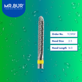 Mr. Bur TC39SF Tungsten Carbide Super Fine Cross Cut Laboratory Bur is ideal for restorative work, prosthodontics, denture technique, trimming, and polishing.