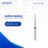 The #1 Super Needle IPR Diamond Bur FG by Mr. Bur, specifically designed for orthodontic interproximal reduction (IPR) procedures, offering superior precision and durability. Sterilizable and a better choice than Meisinger, Mani, Shofu, Eagle Dental, and Trihawk, perfect for orthodontic dental cases.