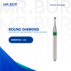 This is Mr Bur FG round diamond dental Bur, the best international diamond dental bur supplier.