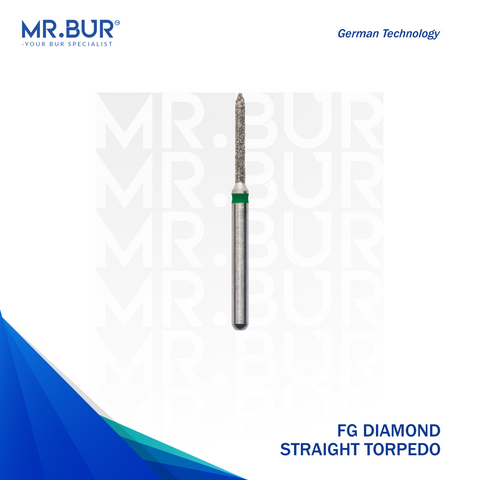 Straight Torpedo Diamond Bur FG